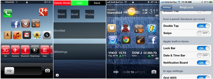 AnyLock personalizzare lockscreen iPhone