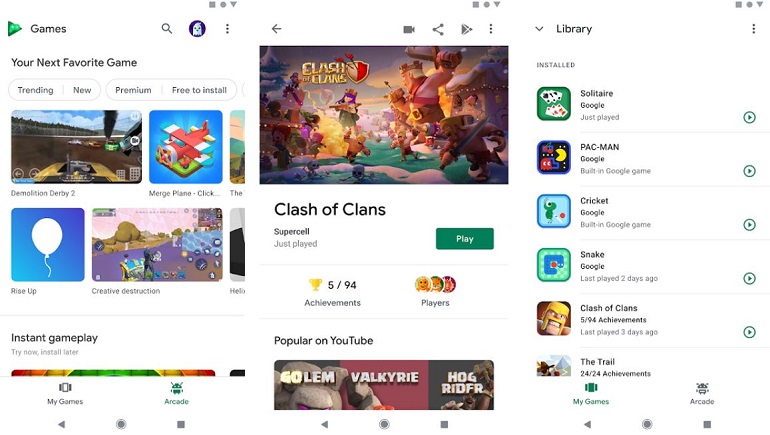 Google Play Giochi registrare schermo