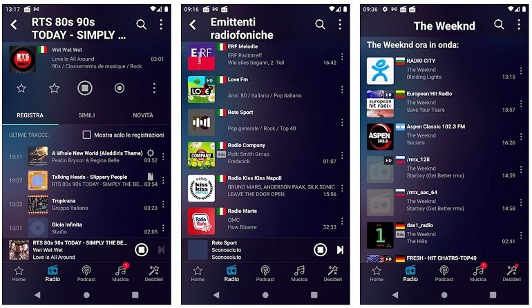 Audials Play app radio per Android gratuite