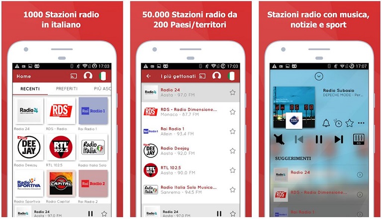 myTuner Radio app radio per Android gratuite