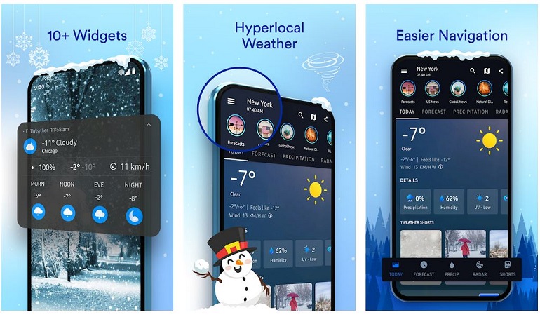 1Weather - Migliori widget meteo per Android e iOS